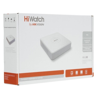 DS-N204P(C) HiWatch IP-видеорегистратор 4-х канальный